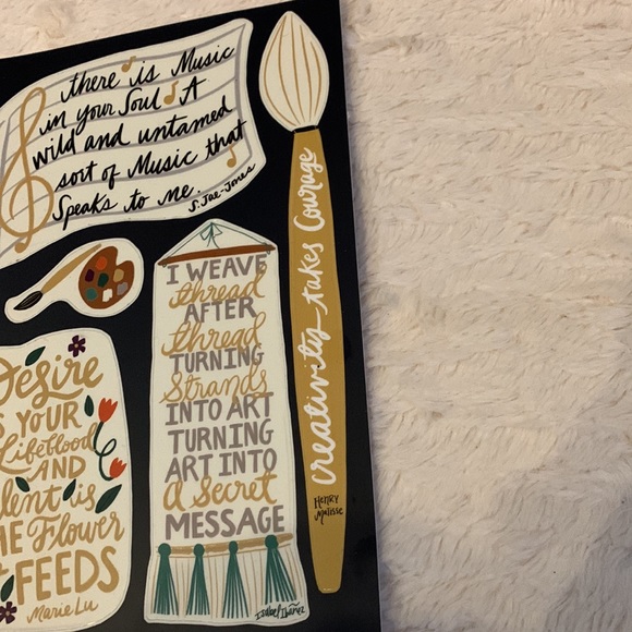 2 bookish sticker sheets & Habit tracker notepad -Owlcrate items - Picture 5 of 14